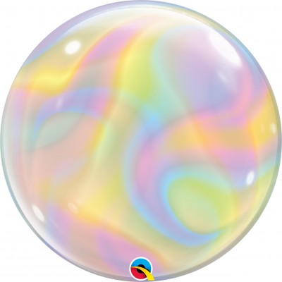 Bubbles 22" Iridescent Swirls
