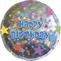  Holo: Happy Birthday Confetti