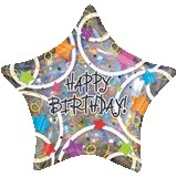 19" Holo: Happy Birthday Stars 