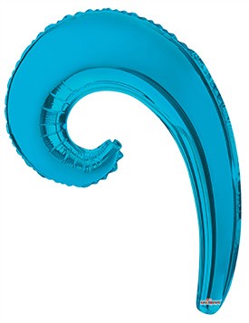 AirFilled 14" SC Kurly Wave Turquoise Blue