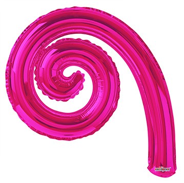 AirFilled 14" SC Kurly Spiral Hot Pink GB