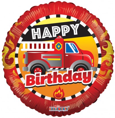  18" SP: PR Birthday Fire Truck