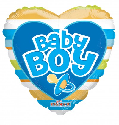 18" SP: PR BABY BOY BIG LLETERS GB