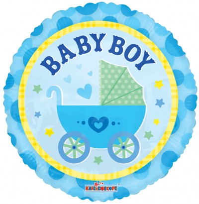 18" SP: PR BABY BOY STROLLER CV