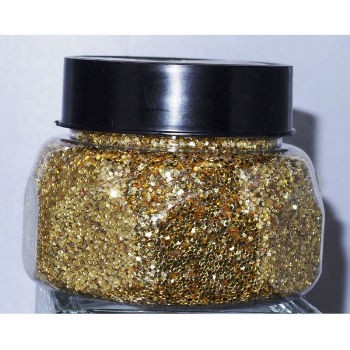 Glitter Jar Gold 8oz