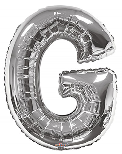  34" SP: Silver Shape Letter G