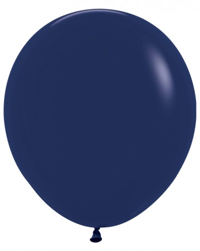 18" Fashion Navy Blue Round (25pcs)