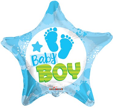  18" SP: BV Baby Boy Footprints