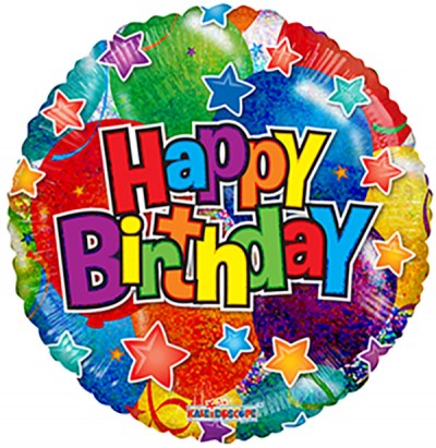  18" SP: PR Birthday Balloons