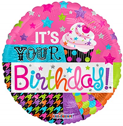 18" SP: PR Birthday Cupcake