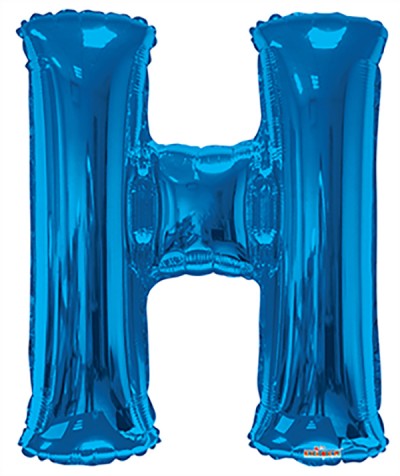  34" SP: Royal Blue Shape Letter H