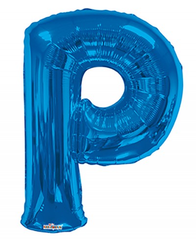  34" SP: Royal Blue Shape Letter P