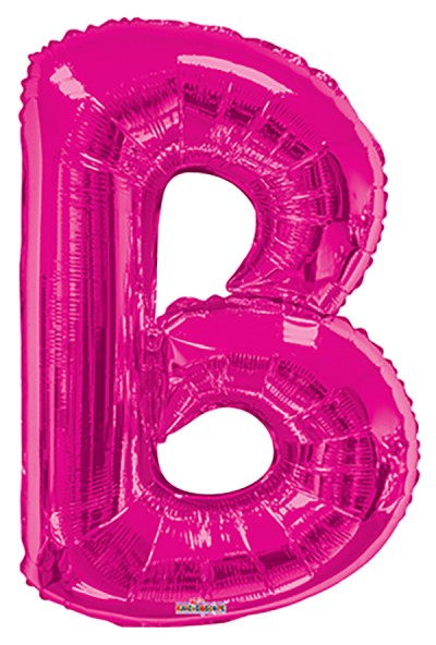  34" SP: Hot Pink Shape Letter B