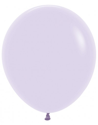 18" Pastel Matte Lilac Large (25pcs)