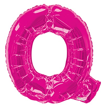  34" SP: Hot Pink Shape Letter Q