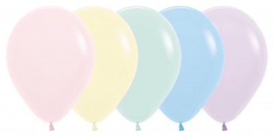 05" Pastel Matte Assorted Round (50pcs)  (Air Only)