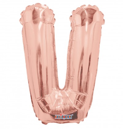  AirFilled 14" SP: Rose Gold Shape Letter V