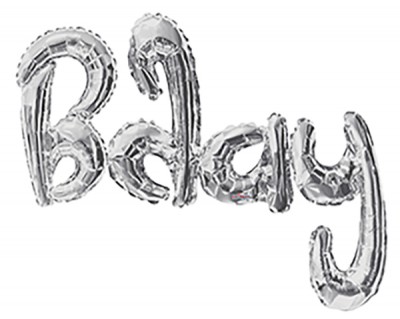 78" Assortment Silver Bday Script