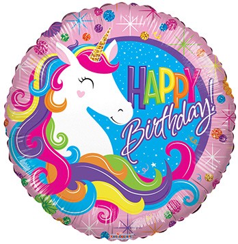 18" SP: PR Birthday Classic Unicorn