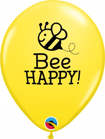 11" Yellow Bee Happy  (50ct.)