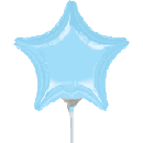 Flat: 09" Pastel Blue Star