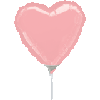Flat: 04" Pastel Pink Heart