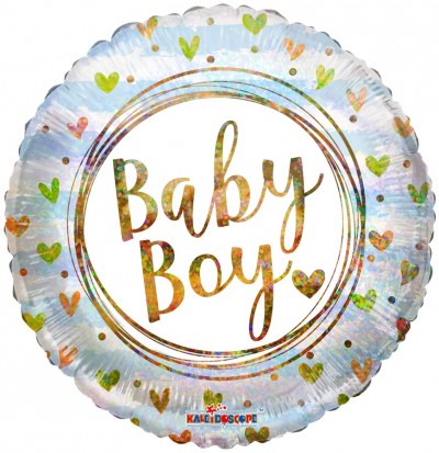 09" PR Baby Boy Ring and Hearts Holographic