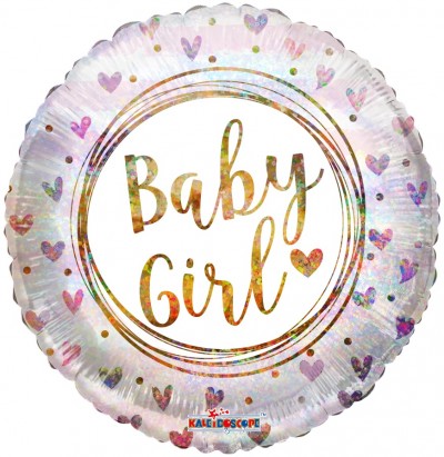 09" PR Baby Girl Ring and Hearts Holographic
