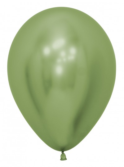 11" Reflex Lime Green Round (50pcs)