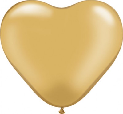 06" Gold Heart 100Ct