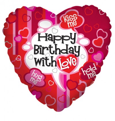18" SP: SV Happy Birthday With Love