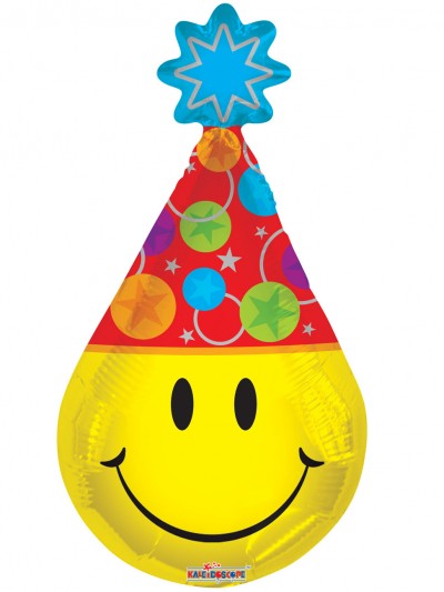 14" Smiley Party Hat