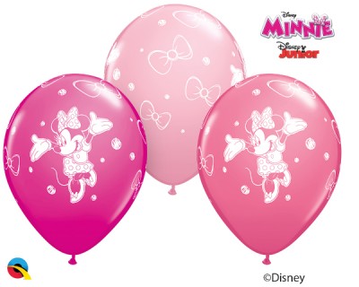11" Disney Minnie Asst. Wild Berry, Pink, Rose (25 ct.)