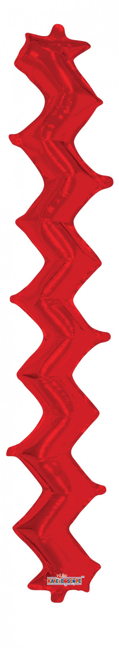  Air-Filled Zig Zag Wall Red