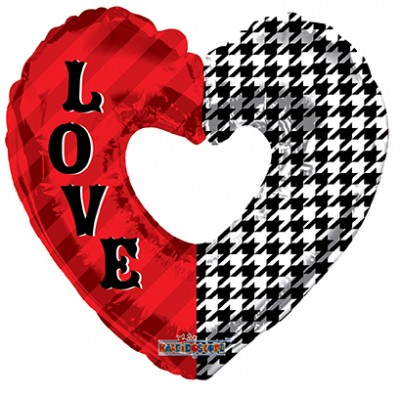  09" PR Love Pattern Shape