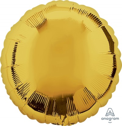 Standard Circle Metallic Gold 