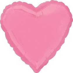 Standard Heart Bright Bubble Gum Pink