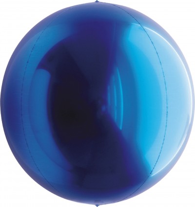 14" Metallic Blue Balloon Ball