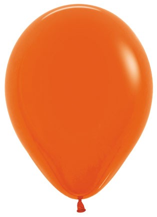11" Fashion Orange Round (50pcs)