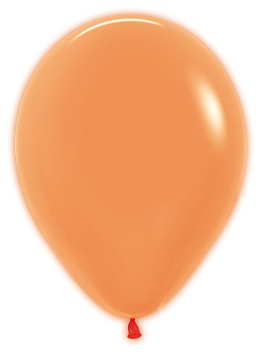 11" Neon Orange Round (50pcs)