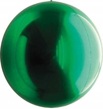 7" Metallic Green Balloon Ball