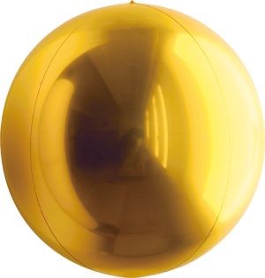20" Metallic True/Deep Gold Balloon Ball