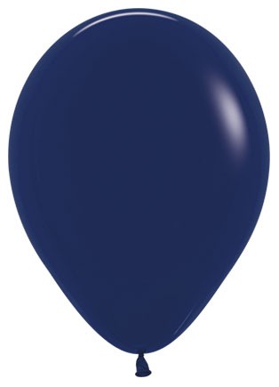 11" Fashion Navy Blue Round (50pcs)