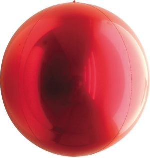20" Metallic Red Balloon Ball