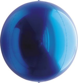 20" Metallic Blue Balloon Ball