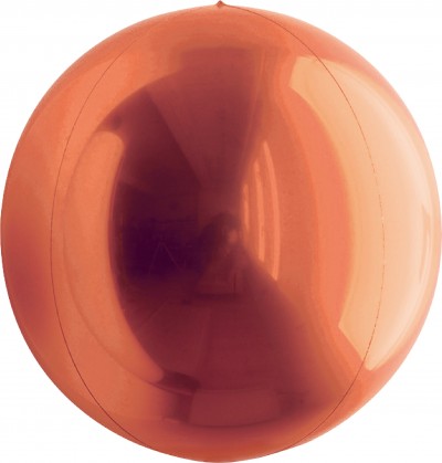 7" Metallic Copper Gold Balloon Ball