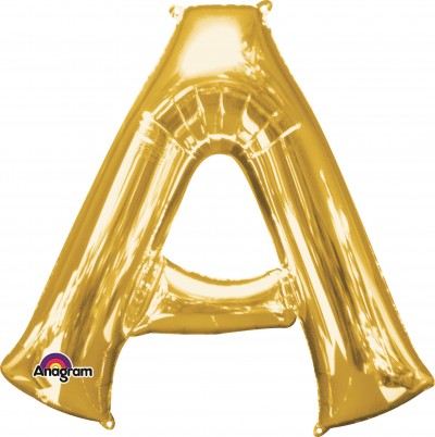 Anagram SuperShape Letter "A" Gold