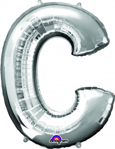 Anagram SuperShape Letter "C" Silver
