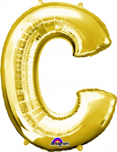 Anagram SuperShape Letter "C" Gold