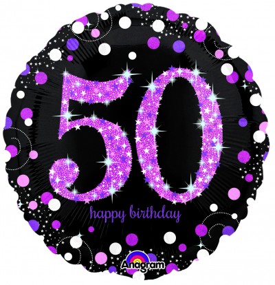 Standard Holographic Pink Celebration 50